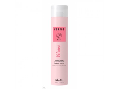 KAARAL PURIFY new VOLUME Šampūnas ploniems plaukams su ženšenio, bambuko bei migdolų aliejais, 300 ml KAARAL PURIFY new VOLUME Šampūnas ploniems plaukams su ženšenio, bambuko bei migdolų aliejais, 300 ml